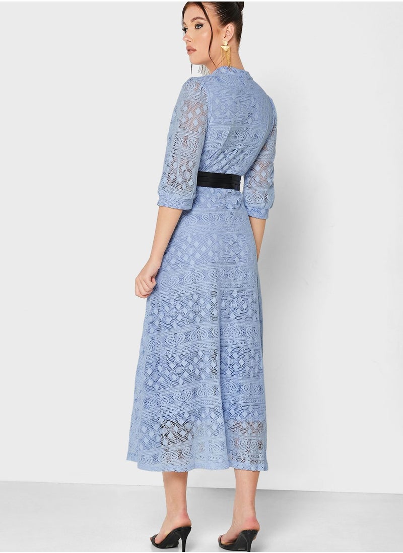Khizana Lace A-Line Dress  - Image 2