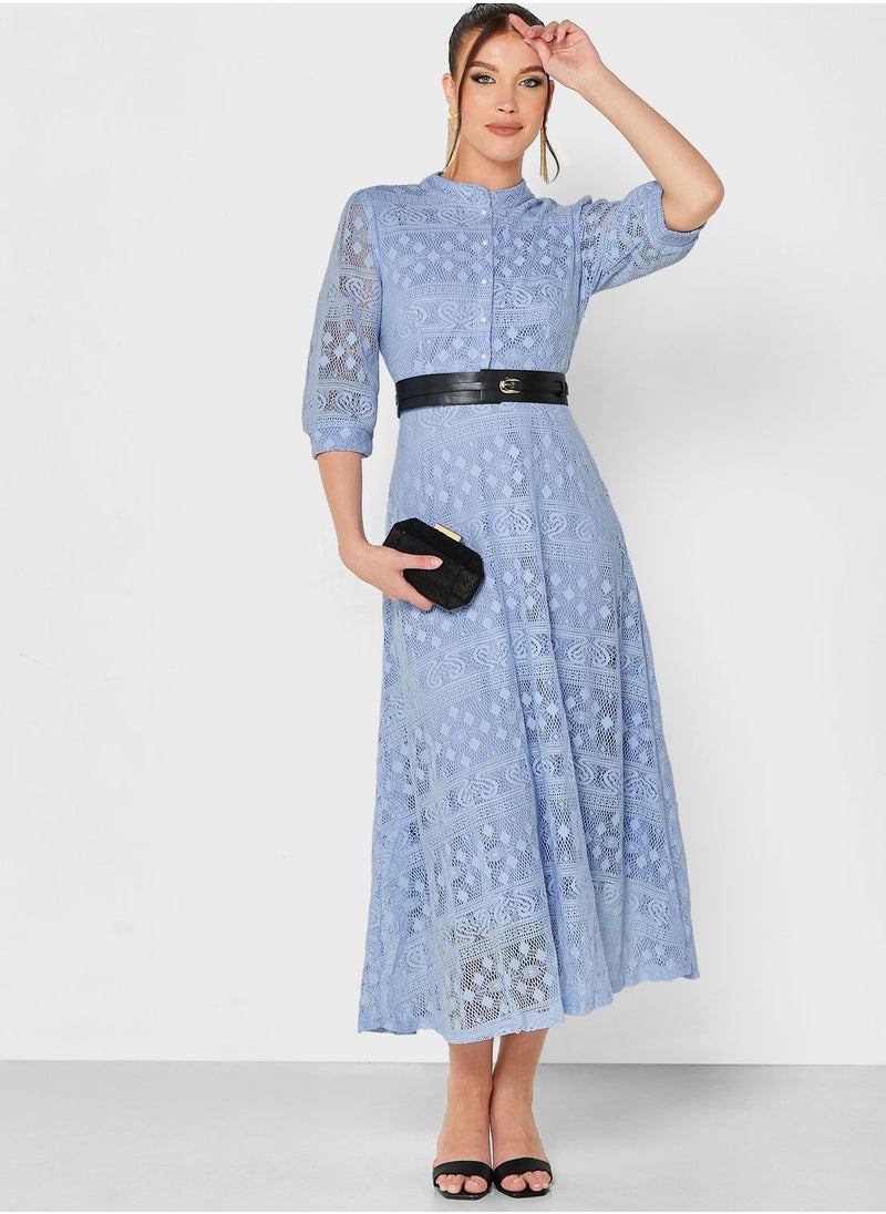 Khizana Lace A-Line Dress  - Image 1