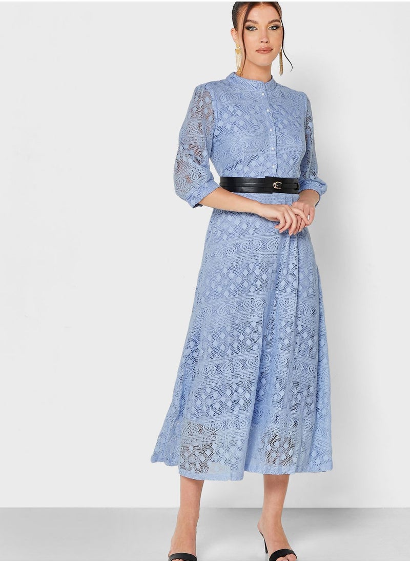 Khizana Lace A-Line Dress  - Image 4