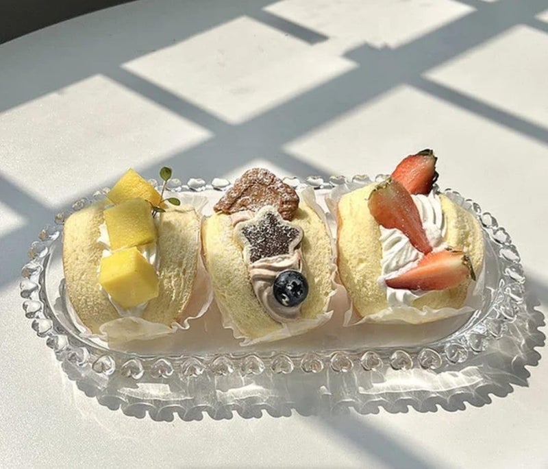 GLASSWARE Modern Crystal Clear Oval Shape Plate Glass Tray for - Dry Fruits, Fruits Plate, Serving Plate Home Decoration, Living Room etc (Pack of 1) - Image 2