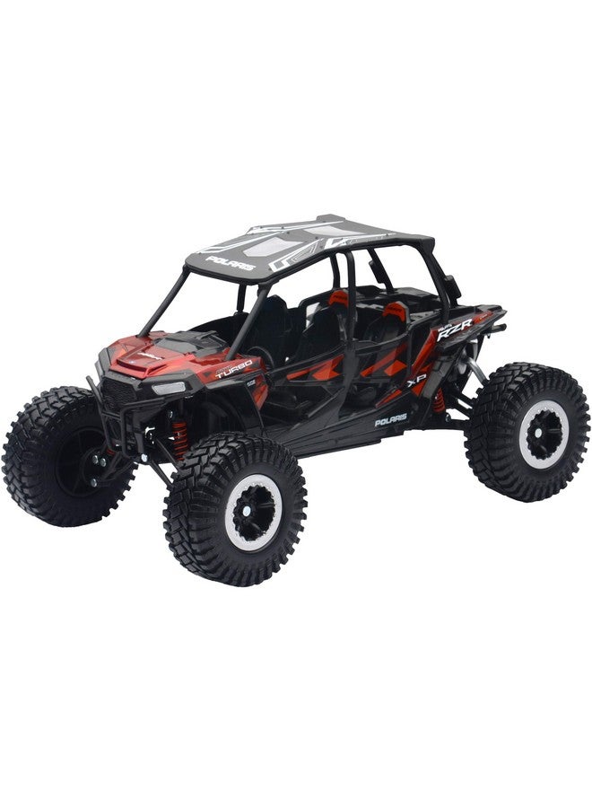 NewRay New-Ray 959-0125 Replica 1:18 Utv Polaris RZR 4 Turbo Xp Rc Red (57976B),Unisex Children 
