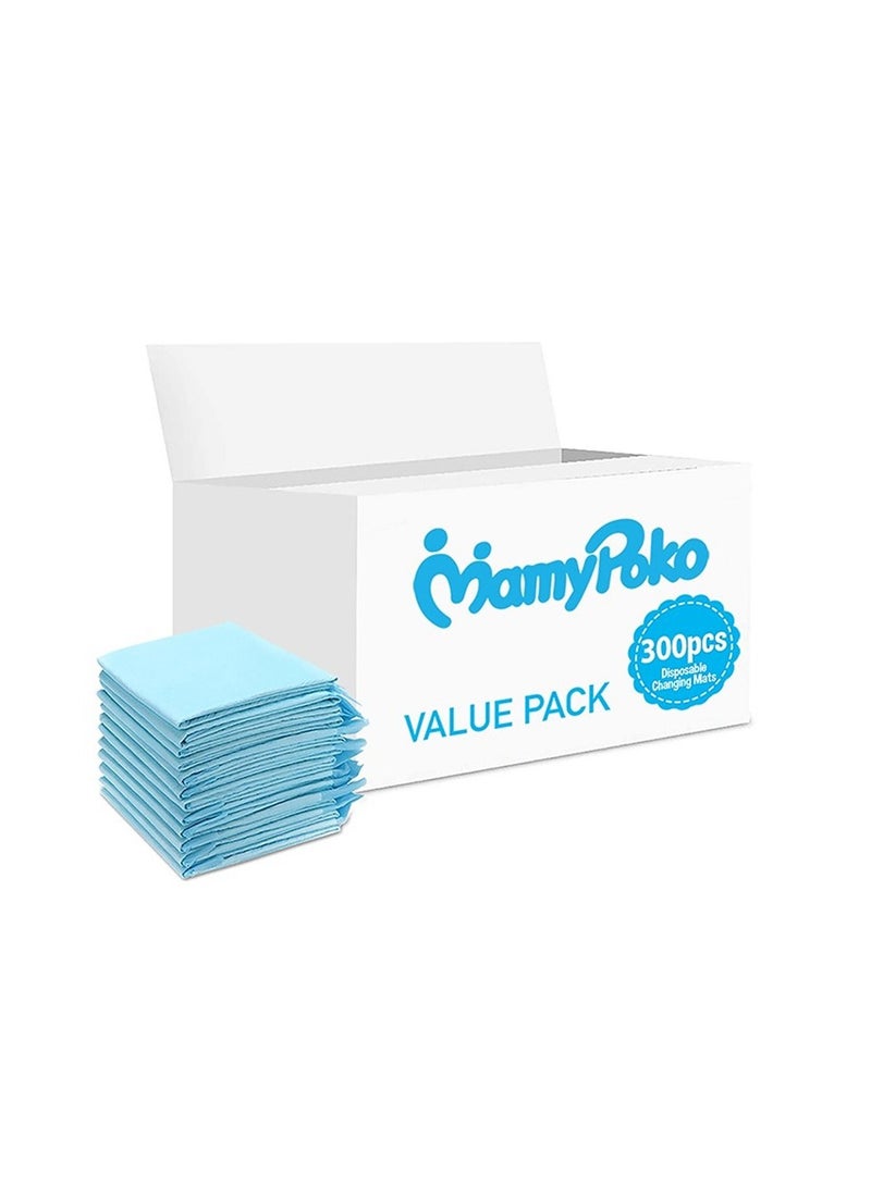 MamyPoko Disposable Changing Mats, 300 Counts, Soft Waterproof Mat - Image 1