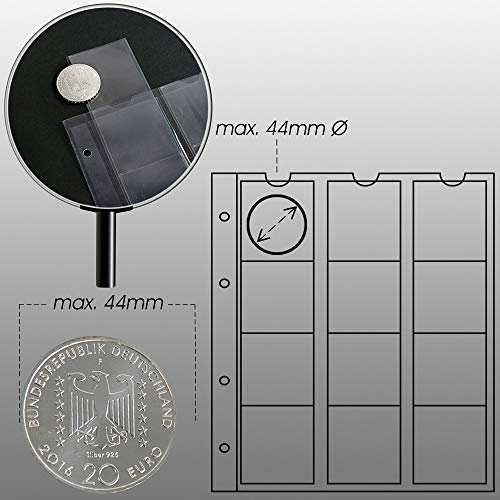 Prophila Collection Prophila Coin Album with 4 Cases for 110 Coins - Image 3