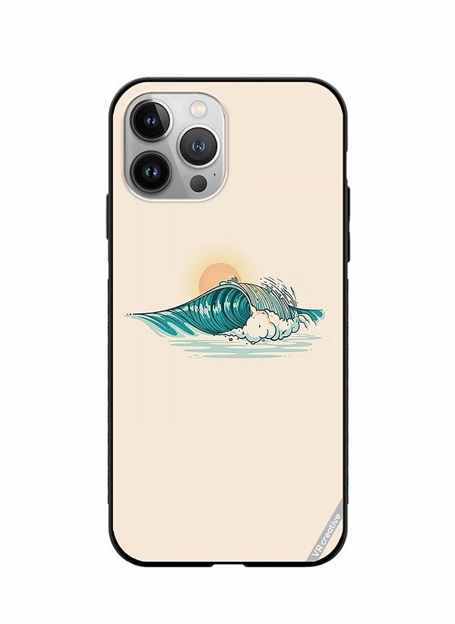 VR CREATIVE - Protective Case Cover For Apple iPhone 11 Pro Waves Design Multicolour - Image 1