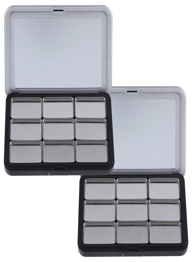 مينكيسي علبة ظلال عيون فارغة من مينكيسي، قابلة لإعادة التعبئة، علبة تخزين فارغة لأحمر الشفاه وأحمر الخدود - Image 1