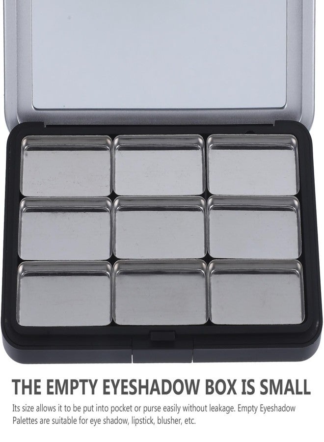 مينكيسي علبة ظلال عيون فارغة من مينكيسي، قابلة لإعادة التعبئة، علبة تخزين فارغة لأحمر الشفاه وأحمر الخدود - Image 3