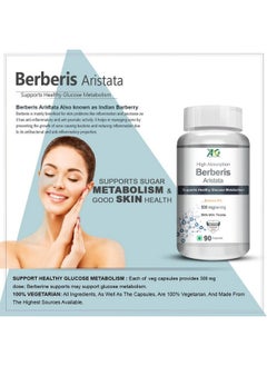 ANC Berberis Berberine 95% With Milk Thistle Vegetable 90 Capsules  - Image 3