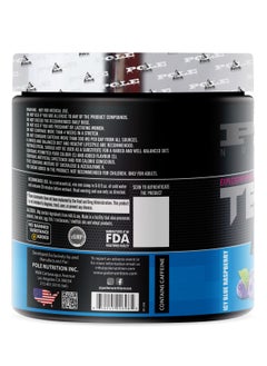 POLE NUTRITION Teazer Pre-Workout Blue Raspberry Food Supplement (30 Servings)  - Image 3