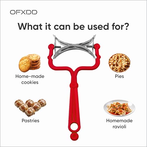 OFXDD Rolling Dough Cutter - Round Baking Cutter Roller - Circle Cookie Cutters - Image 5