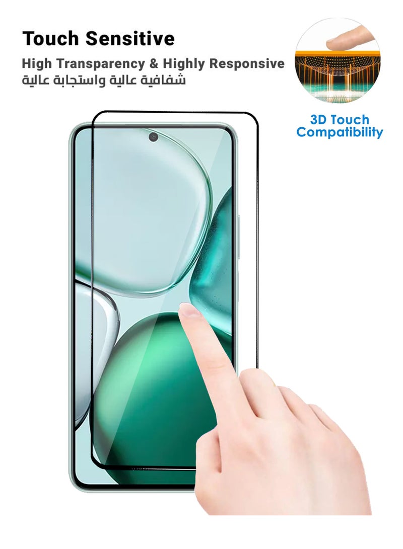 Honor X9C Smart Screen Protector - Premium Full Screen Tempered Glass For Honor X9C Smart, High Transparency, Delicate Touch, Anti-Explosion, Smooth Arc Edges, Easy Installation - Image 3