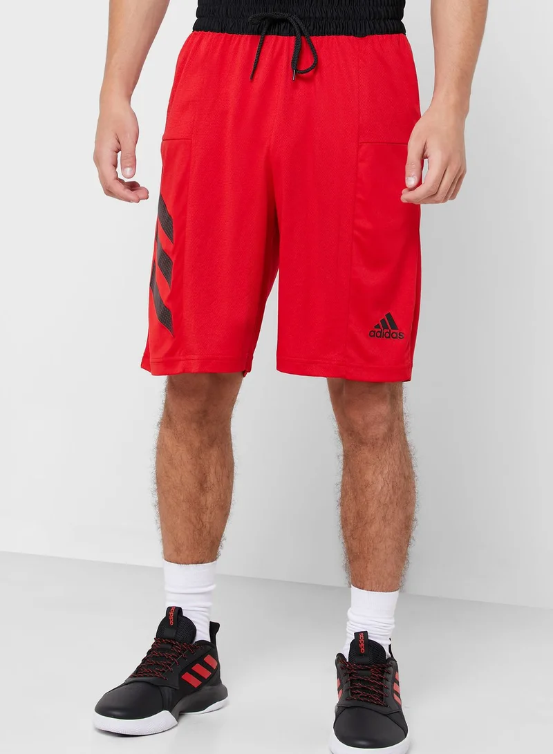 Adidas 3 Stripe Shorts