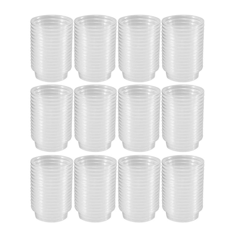 MRTIOO 200 pcs 05oz Crested Gecko Food and Water Feeding Cups Reptile Feeder Bowls for Lizard and Other Small Pet Ledge Accessories Supplies - Image 2