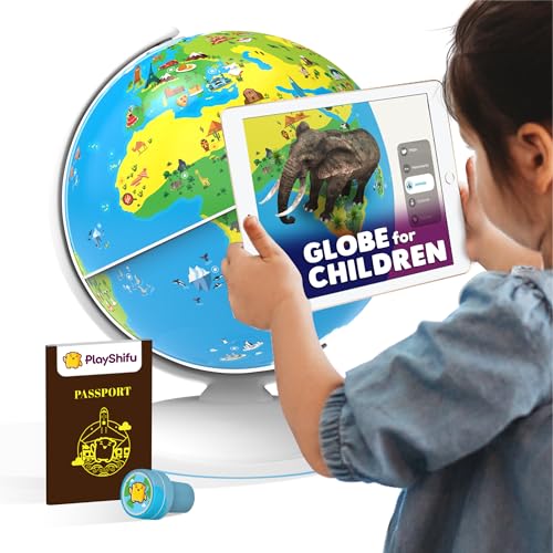 Shifu PlayShifu Globe for Children – Orboot Earth: Interactive Kids Globe with 1000+ Facts on Animals, Places & Monuments | Tech-Powered Learning Toy & STEM Gift for Kids Ages 4–10 - Image 1