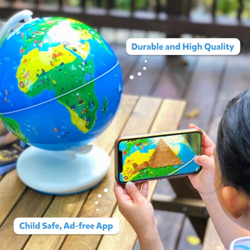 Shifu PlayShifu Globe for Children – Orboot Earth: Interactive Kids Globe with 1000+ Facts on Animals, Places & Monuments | Tech-Powered Learning Toy & STEM Gift for Kids Ages 4–10 - Image 5