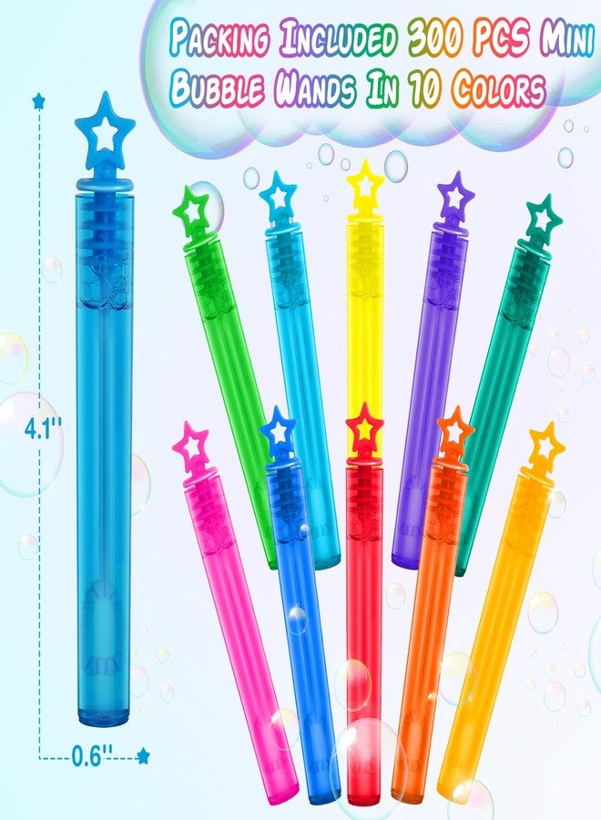 V-Opitos 200 Pcs Mini Bubble Wands in 10 Colors, Bulk Party Favors for Kids, Themed Birthday, Christmas, New Year, Valentine, Carnival, School Classroom Prizes for Boys & Girls, Ideal Goodies Bags Stuffers - Image 5