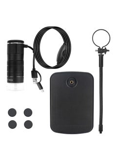 3-in-1 Digital Microscope 1000X Magnification HD 1080P Mobile Phone Microscope with Type-C+Android+Computer 3 in 1 Cable