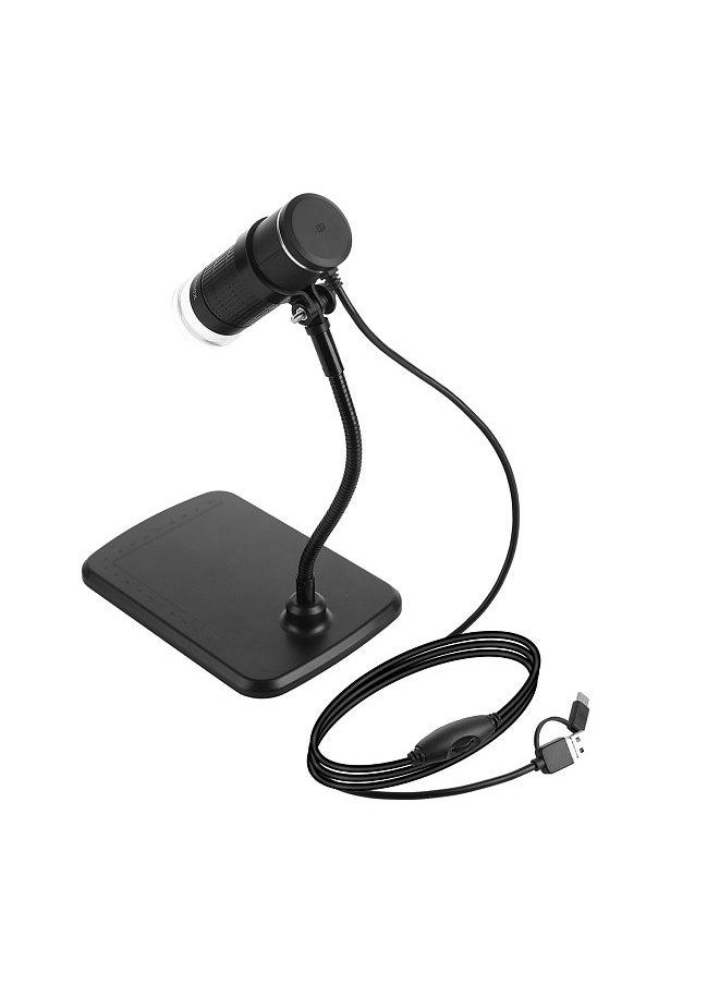 Generic - 3-in-1 Digital Microscope 1000X Magnification HD 1080P Mobile Phone Microscope with Type-C+Android+Computer 3 in 1 Cable - Image 1