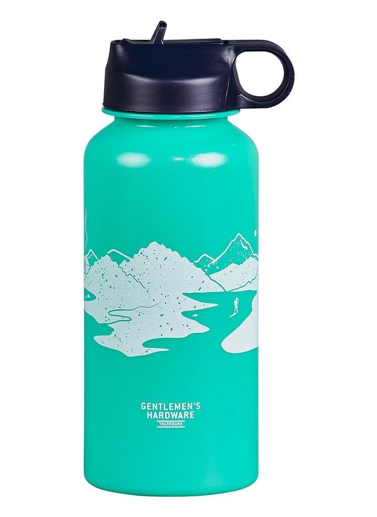 GENTLEMEN'S HARDWARE Glow In The Dark Water Bottle 1L - Image 2