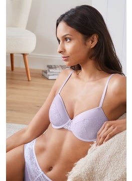 Tchibo Women Non Padded Underwired Bra, Lilac  - Image 1