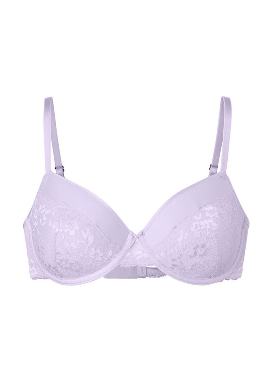Tchibo Women Non Padded Underwired Bra, Lilac  - Image 2
