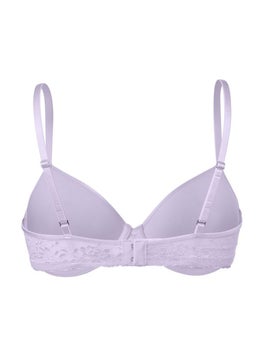 Tchibo Women Non Padded Underwired Bra, Lilac  - Image 3
