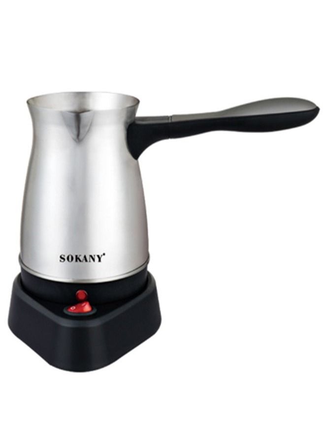 sokany - Stainless Steel Electric Coffee Maker Greek and Turkish Coffee Pot Portable Waterproof and Durable Design 500ml - Image 1