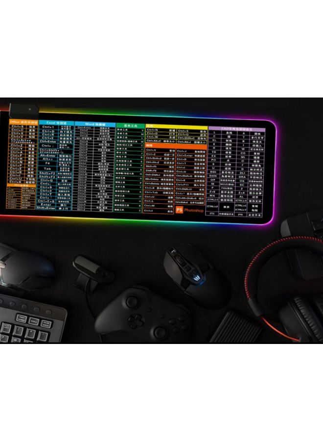 NIBEMINENT Colour Changing LED Mouse Pad Blue/Green/Purple - Image 5