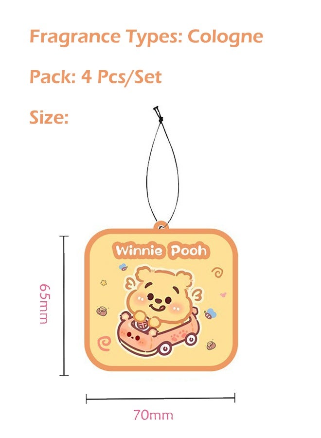 Cologne Scented Car Air Freshener Bear Cute Animal Gel Aromatherapy Ornament Long-Lasting Fragrance & Natural Deodorizer for Car Home Decor - Image 2