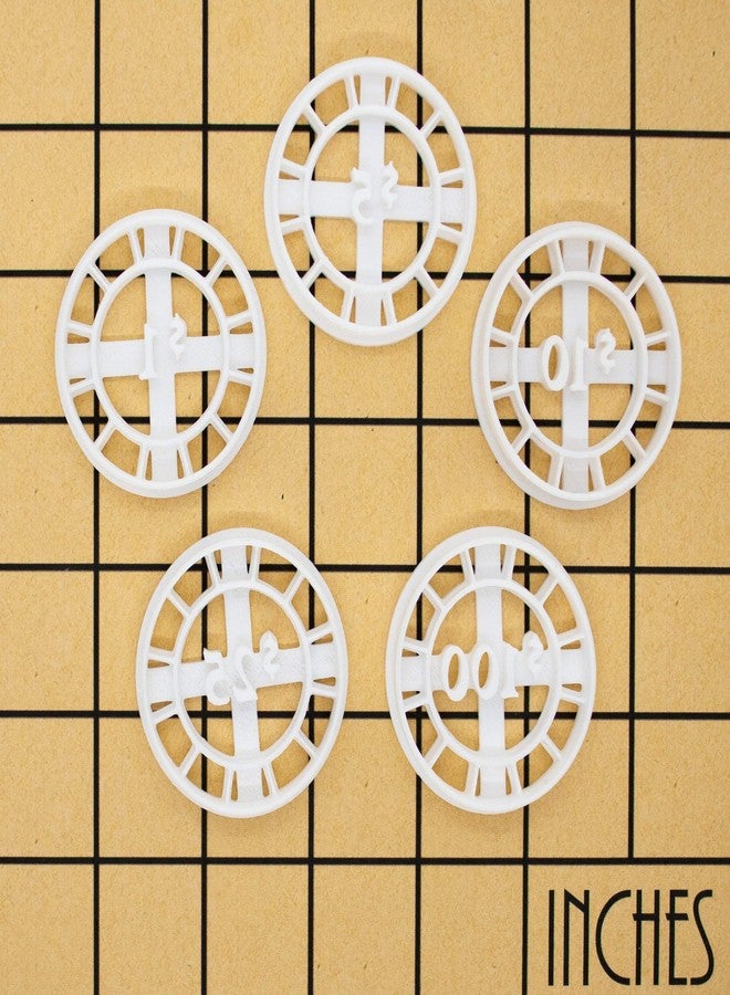 Bakerlogy Set of 5 Poker Chip cookie cutters (Designs: Value 1, 5, 10, 25, and 100), 5 pieces - Bakerlogy - Image 5