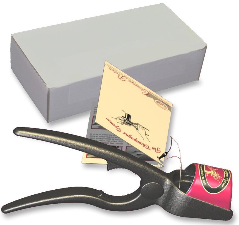 The Champagne Opener The Champagne Opener  Black in Gift Box 
