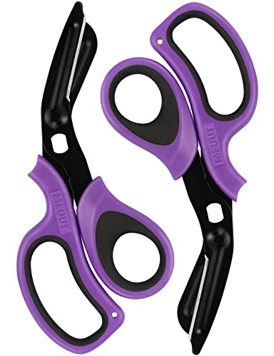 MEUUT 2 Pack Trauma Shears Bandage Scissors for Left and Right Hand- Medical Supplies with 8 inch Heavy Duty Medical Scissors for EMT Workers Nurses - Image 1