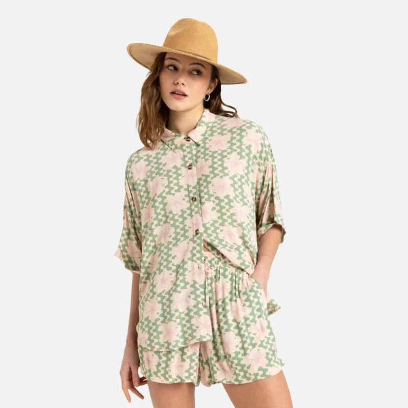 Roxy Beach Nostalgia Short Sleeves Shirt - Women