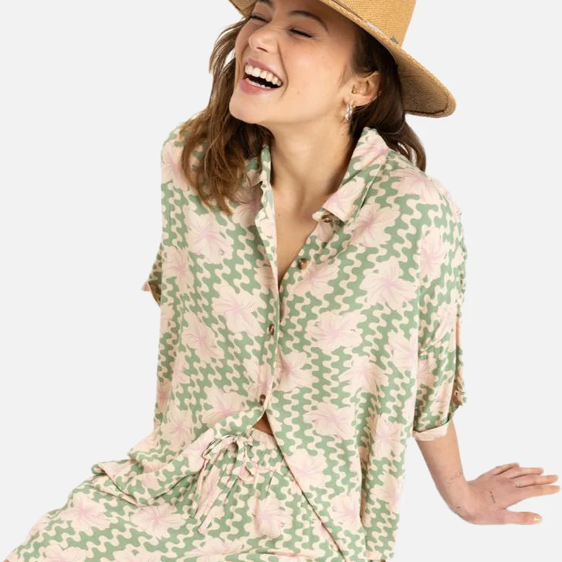 Roxy  Beach Nostalgia Short Sleeves Shirt - Women for Women | Best Price UAE