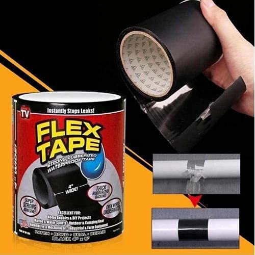 Deoxys Deoxys Flex Tape for Seal Leakage Tape for Water Leakage Super Strong Waterproof Tape Adhesive Tape for Water Tank Sink Sealant for Gaps 
