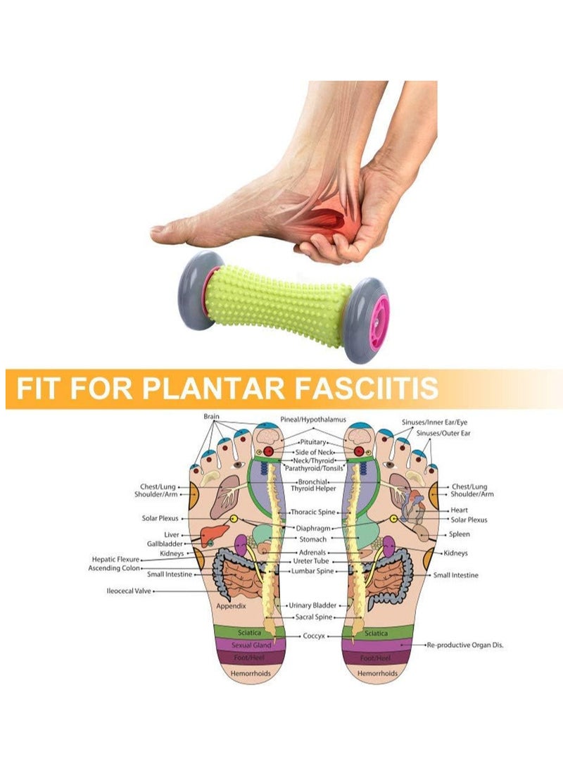 Foot Roller for Plantar Fasciitis and Neuropathy, Foot Massager for Plantar Fasciitis Relief, Neuropathy, Reflexology Tool - 2 Foot Massage Roller & 2 Foot Massage Ball - Image 5