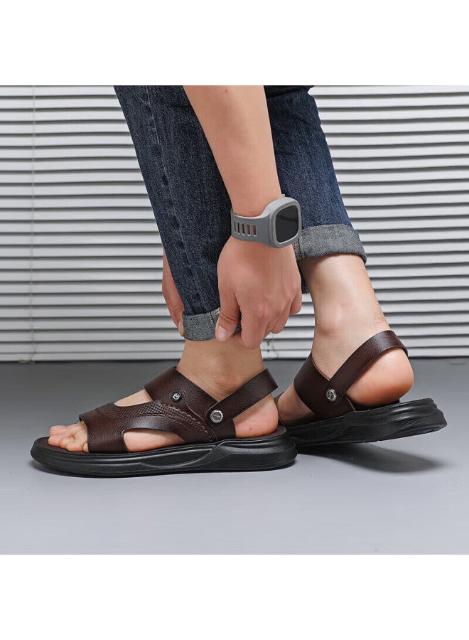 Warrior Men's Outdoor Sports Sandals Wear-resistant Casual Beach Shoes Wsl(wz)-0976 Brown Size 40 - Image 2