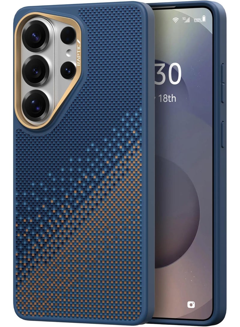 RAPTIC حافظة أراميد دوال لهاتف سامسونج جالكسي S26 ألترا [متوافقة مع MagSafe] ألياف أراميد 1500D [مُختبرة ضد السقوط بمعيار عسكري حتى 13 قدم] غلاف هجين مع ممتص صدمات TPU - زمرّد السكون - Image 1