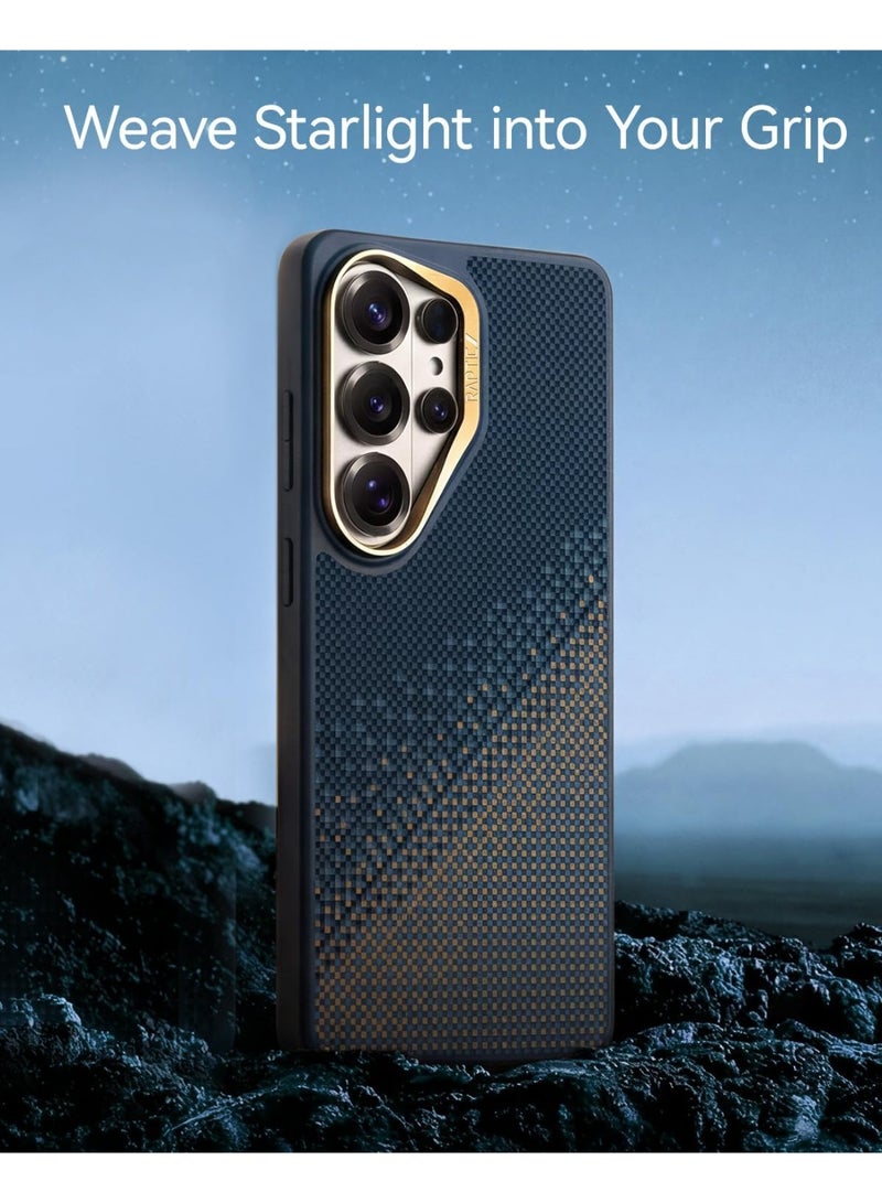 RAPTIC حافظة أراميد دوال لهاتف سامسونج جالكسي S26 ألترا [متوافقة مع MagSafe] ألياف أراميد 1500D [مُختبرة ضد السقوط بمعيار عسكري حتى 13 قدم] غلاف هجين مع ممتص صدمات TPU - زمرّد السكون - Image 2