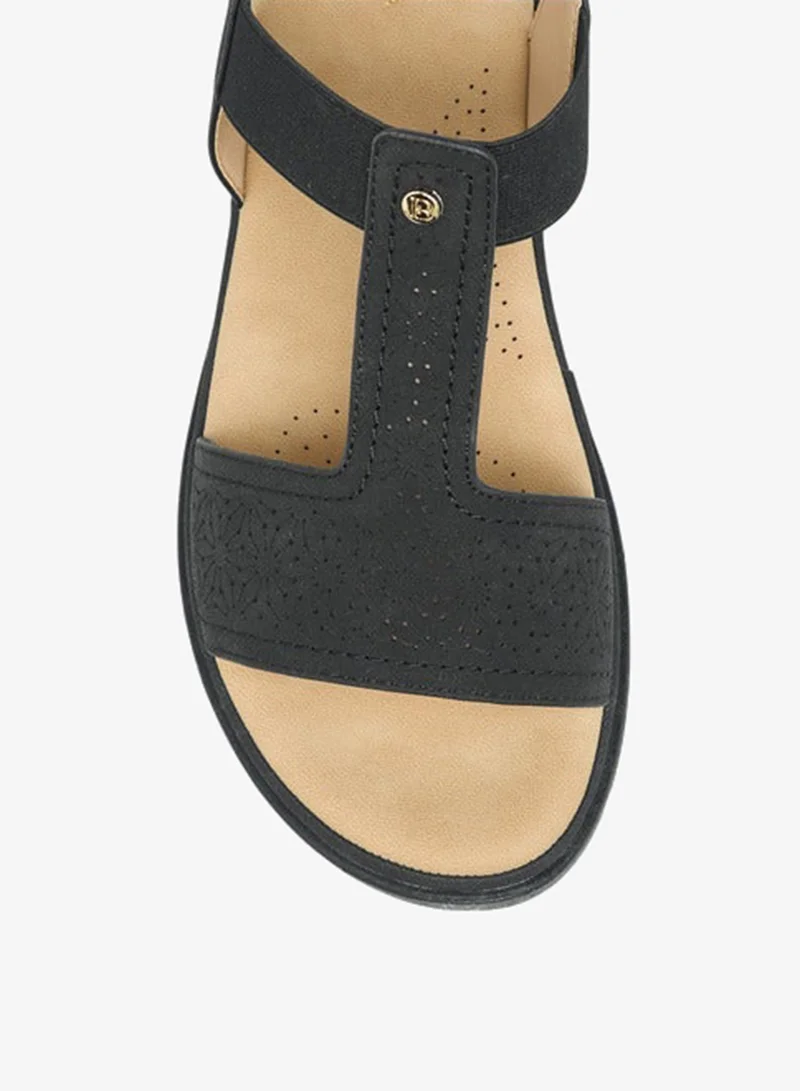 Flora Bella By Shoexpress Women Cut-Out Detail Sandals with Backstrap