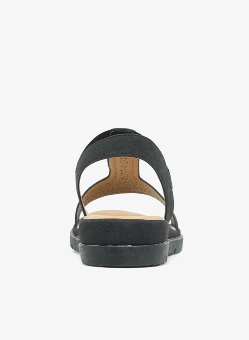 Flora Bella By Shoexpress Women Cut-Out Detail Sandals with Backstrap