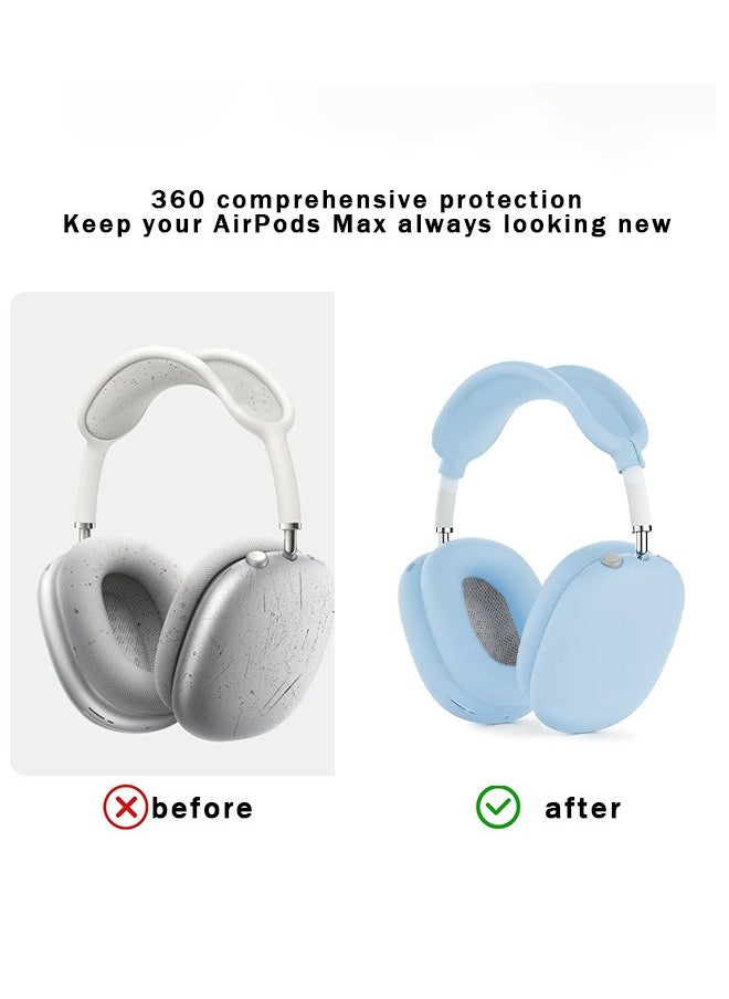 Generic - Suitable For Apple Airpods Max Headphone Protective Case,Headphone Case,Silicone Protective Case,Three In One Earphone Case,Scratch Resistant Ear Protective Case - Image 1