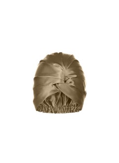 BRIGHTLY LABS Indulge in elegance with our Luxurious 100% Mulberry Silk Turban Twisted Head Wrap, providing the ultimate sleeping cap and hair protection in pure silk comfort.  - Image 1