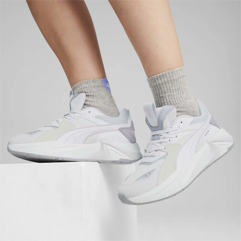 PUMA Women's White-Silver Mist Rs-Pulsoid Wns White Women's Casual Sports Shoes