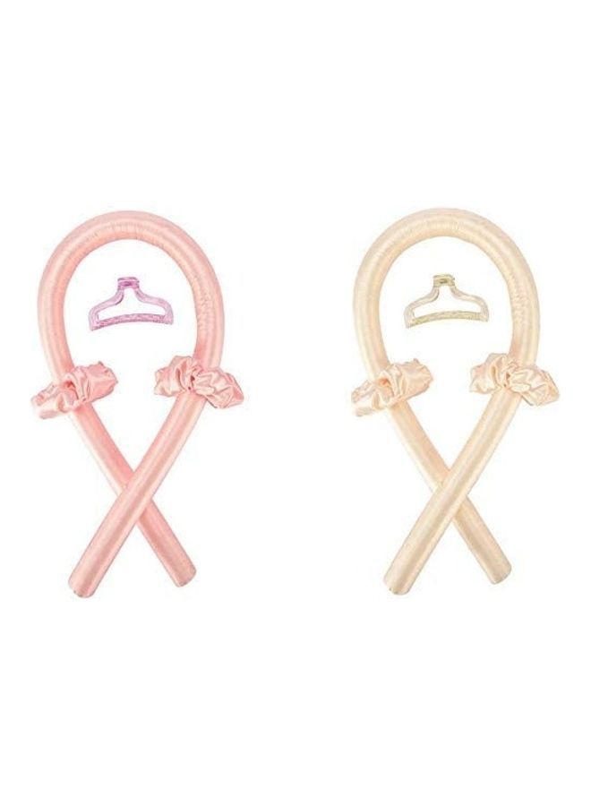 NIBEMINENT 2-Piece Heatless Curling Roller Set Multicolour - Image 1