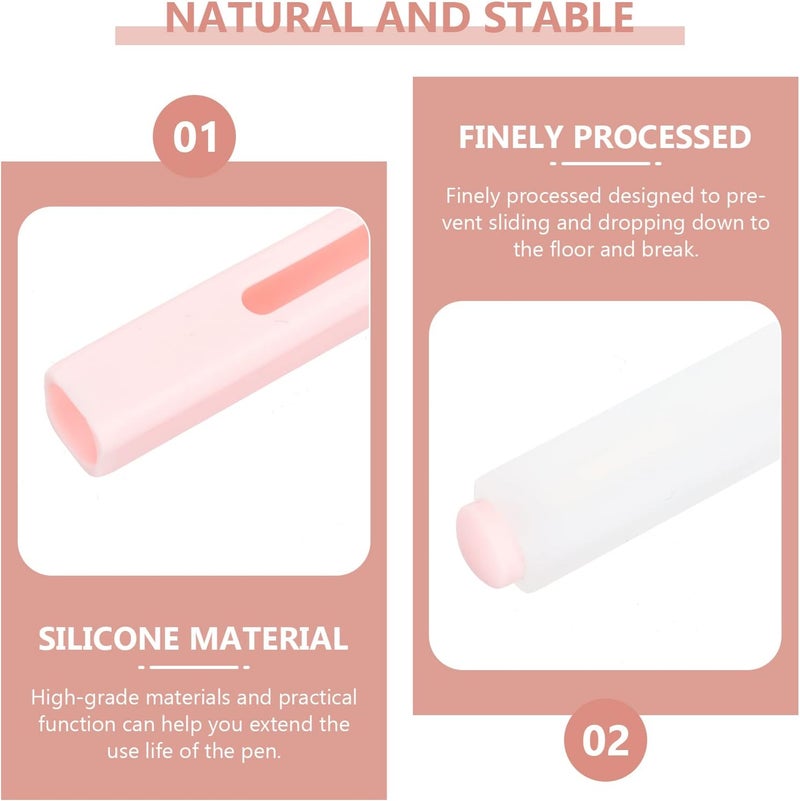 jellyflow Purple Pencil Case Purple Pencil Case Purple Pencil Case Silicone Pencil Sleeve Translucent Silicone Pen Holder Compatible for Apple Pencil 2 Tablet Sleeve Tablet Sleeve Tablet Sleeve - Image 2