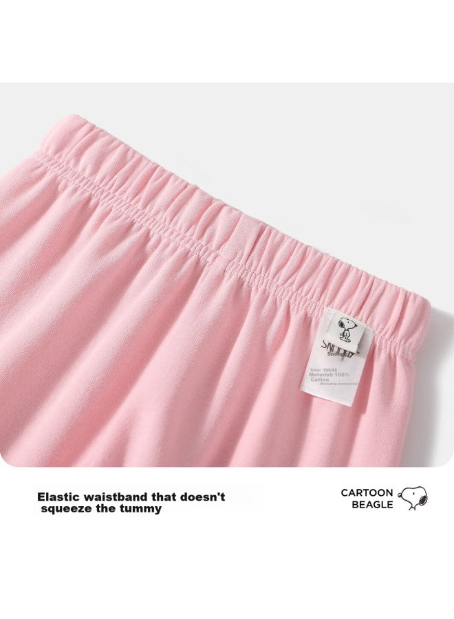 Snoopy Kids Pants Boys Sweatpants Girls Casual Trousers Baby Long Pants Snoopy Heart Pink Size 90 - Image 5