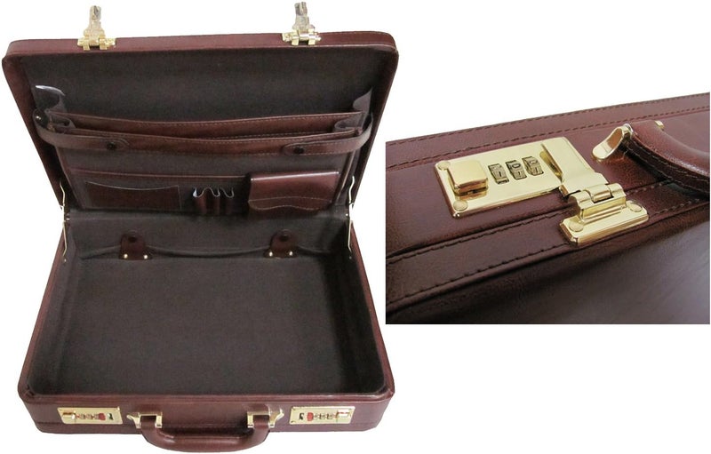 Amerileather حقيبة ملحقات تنفيذية قابلة للتوسيع من الجلد الصناعي (#2893-89) - Image 2