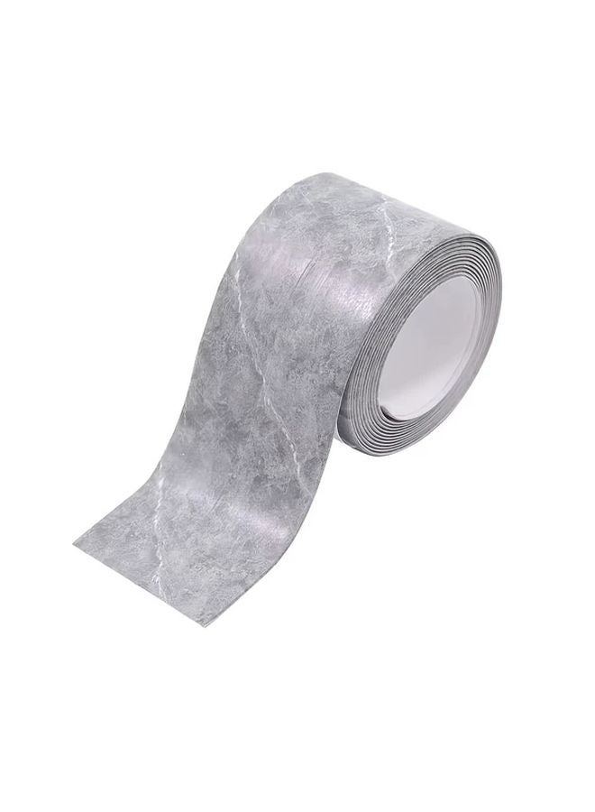 Simple Marble PVC Self Adhesive Caulk Tape Waterproof Sealant For Bathroom Kitchen Countertop - Image 1