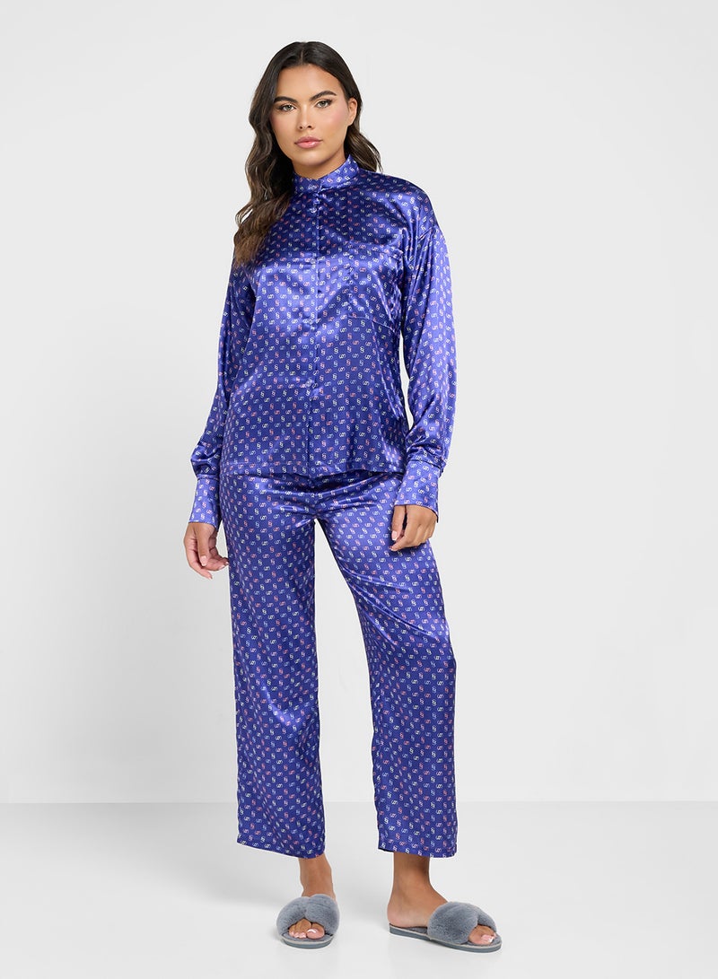 Ginger Oversize Stripe Seersucker Shirt & Short Set - Image 5