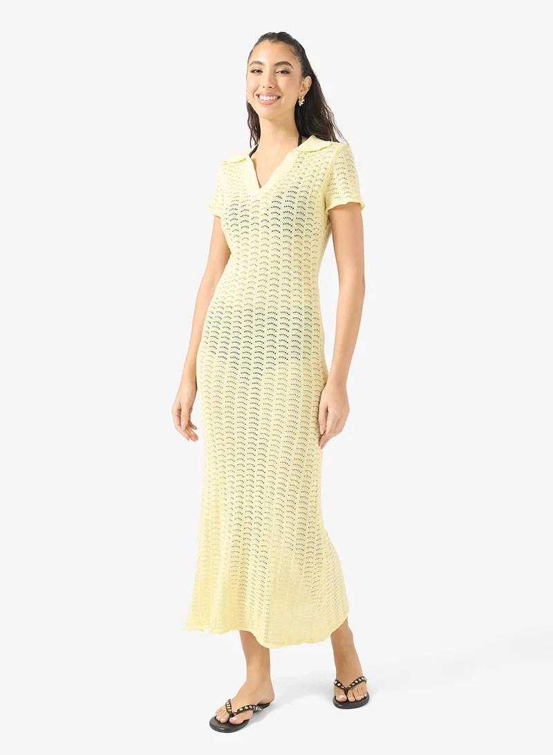 Ginger Crochet Maxi Beach Dress